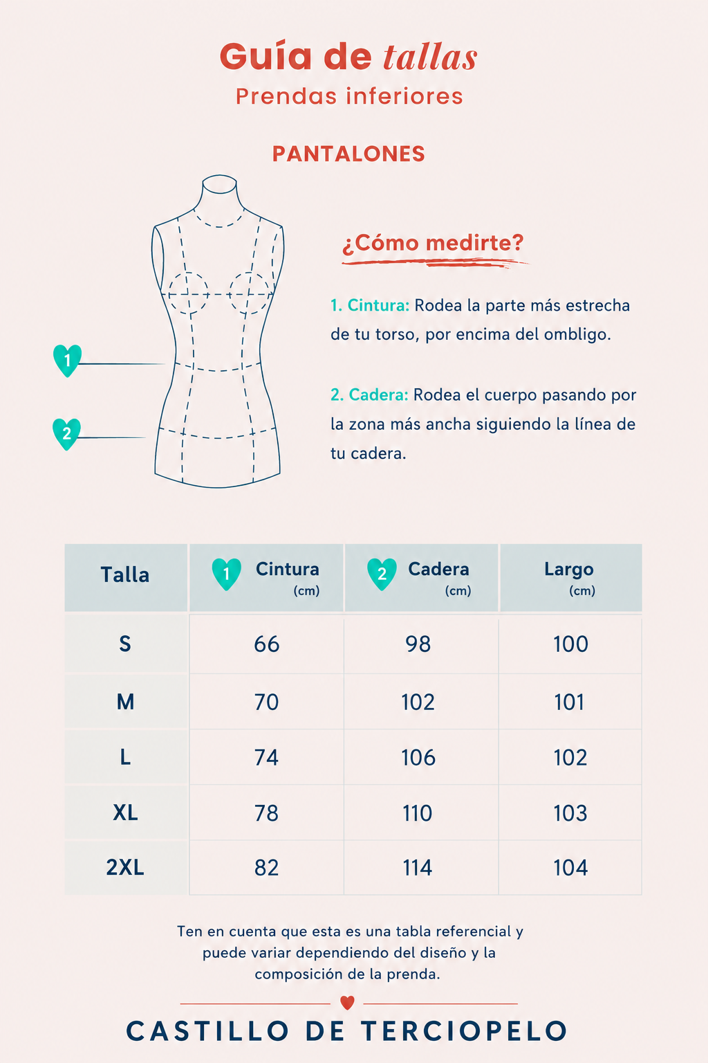 Guía de tallas