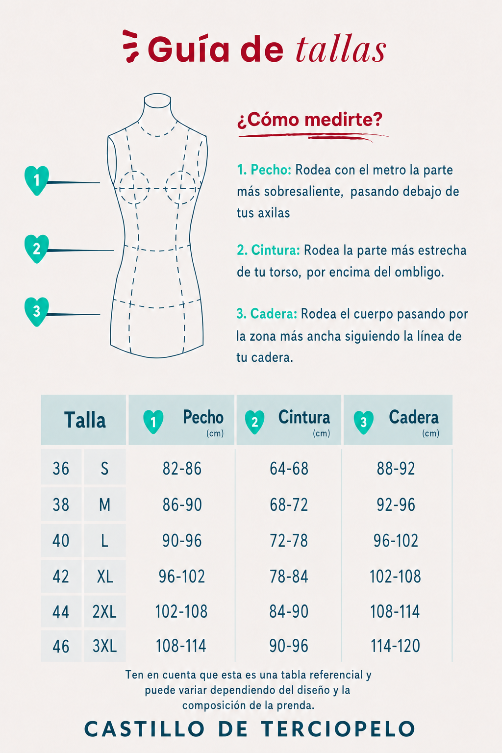 Guía de tallas