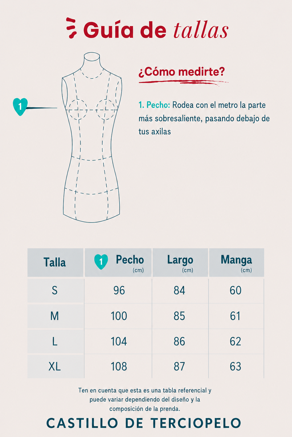 Guía de tallas