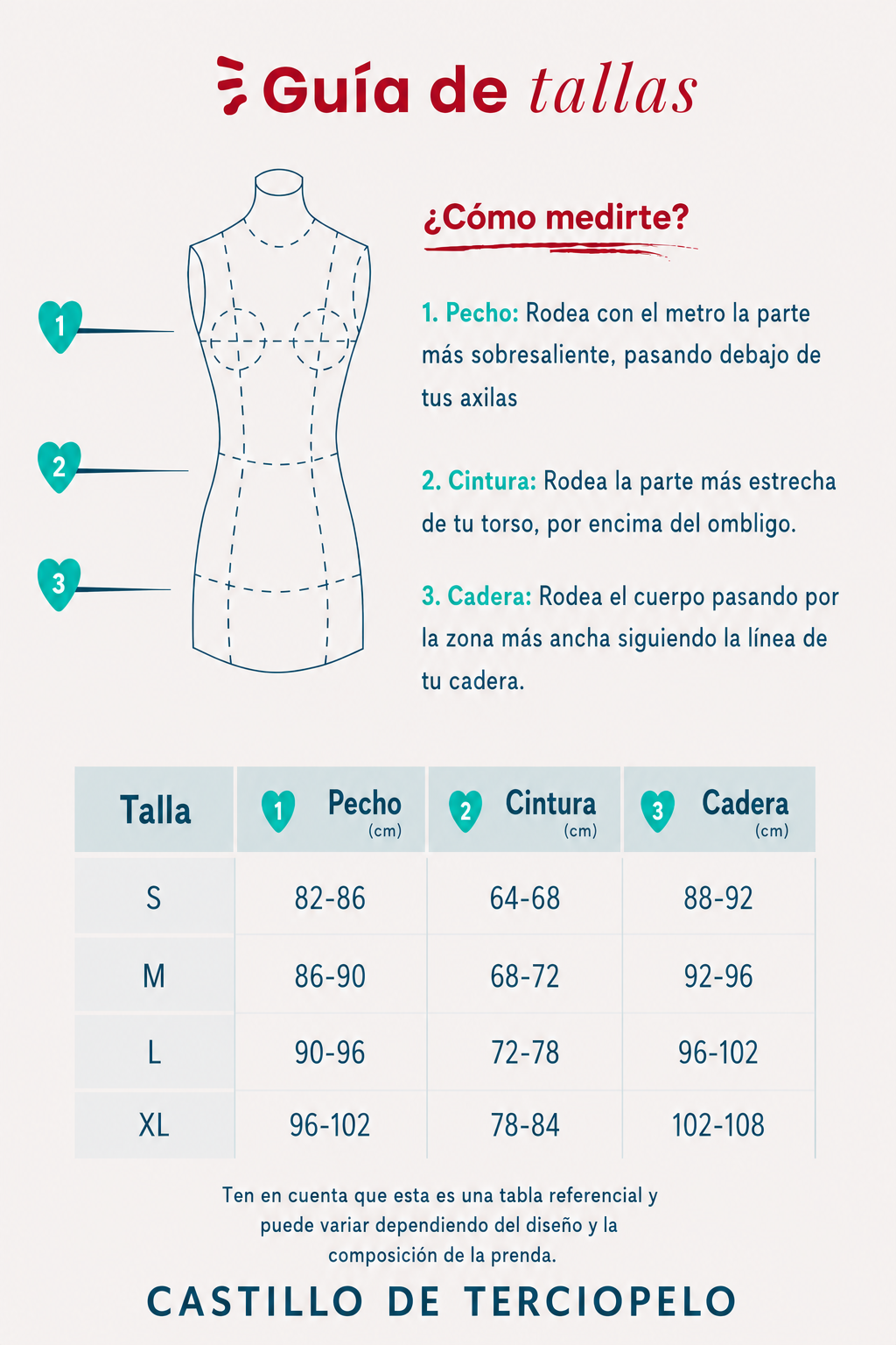 Guía de tallas