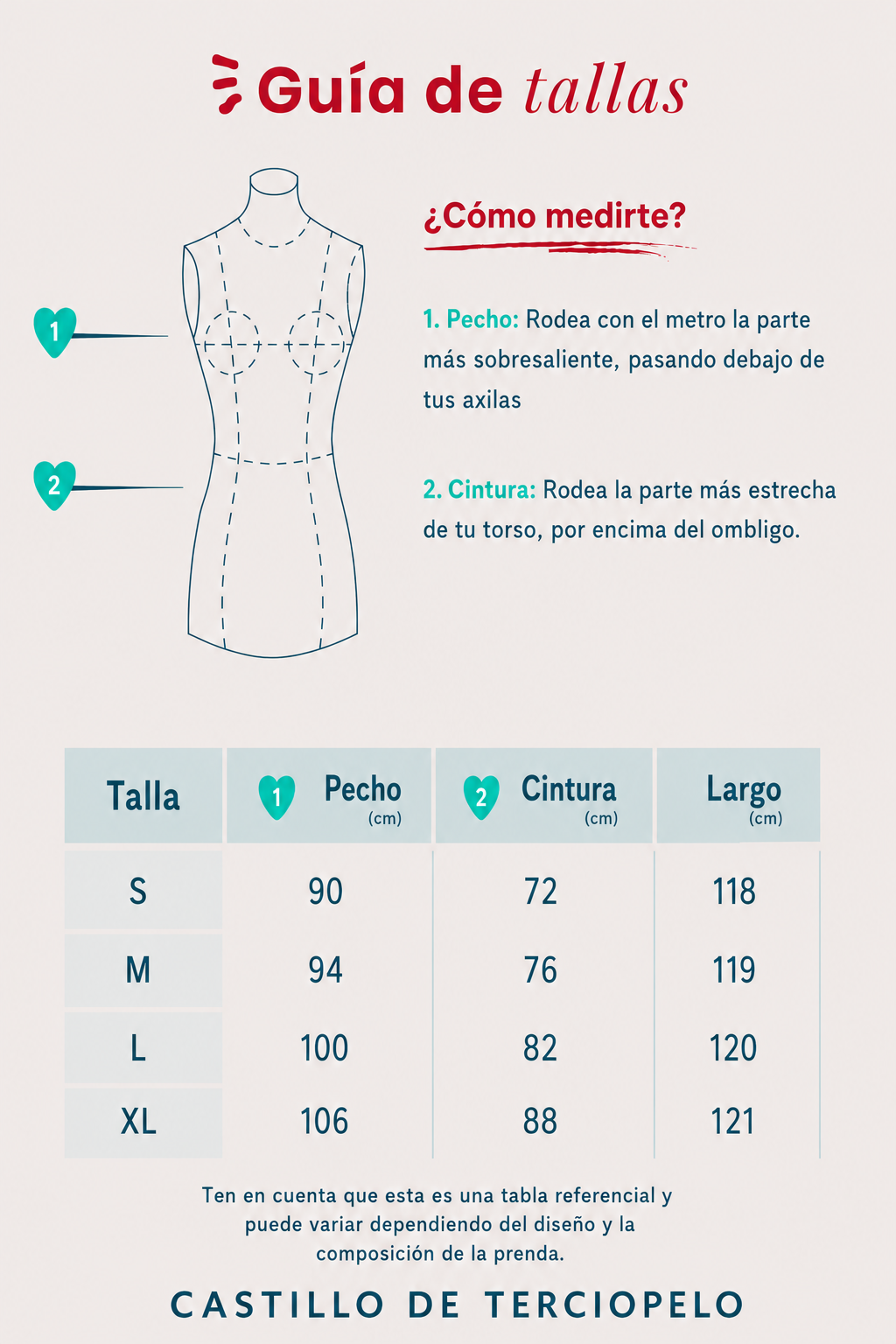 Guía de tallas