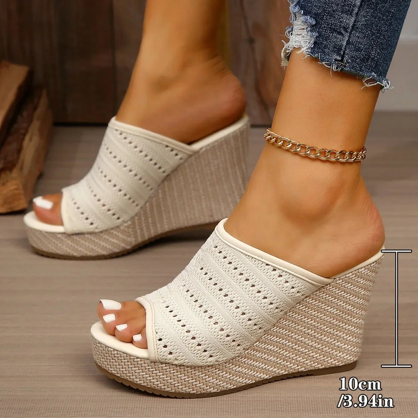 SANDALIAS DE CUÑA - TAQUITO