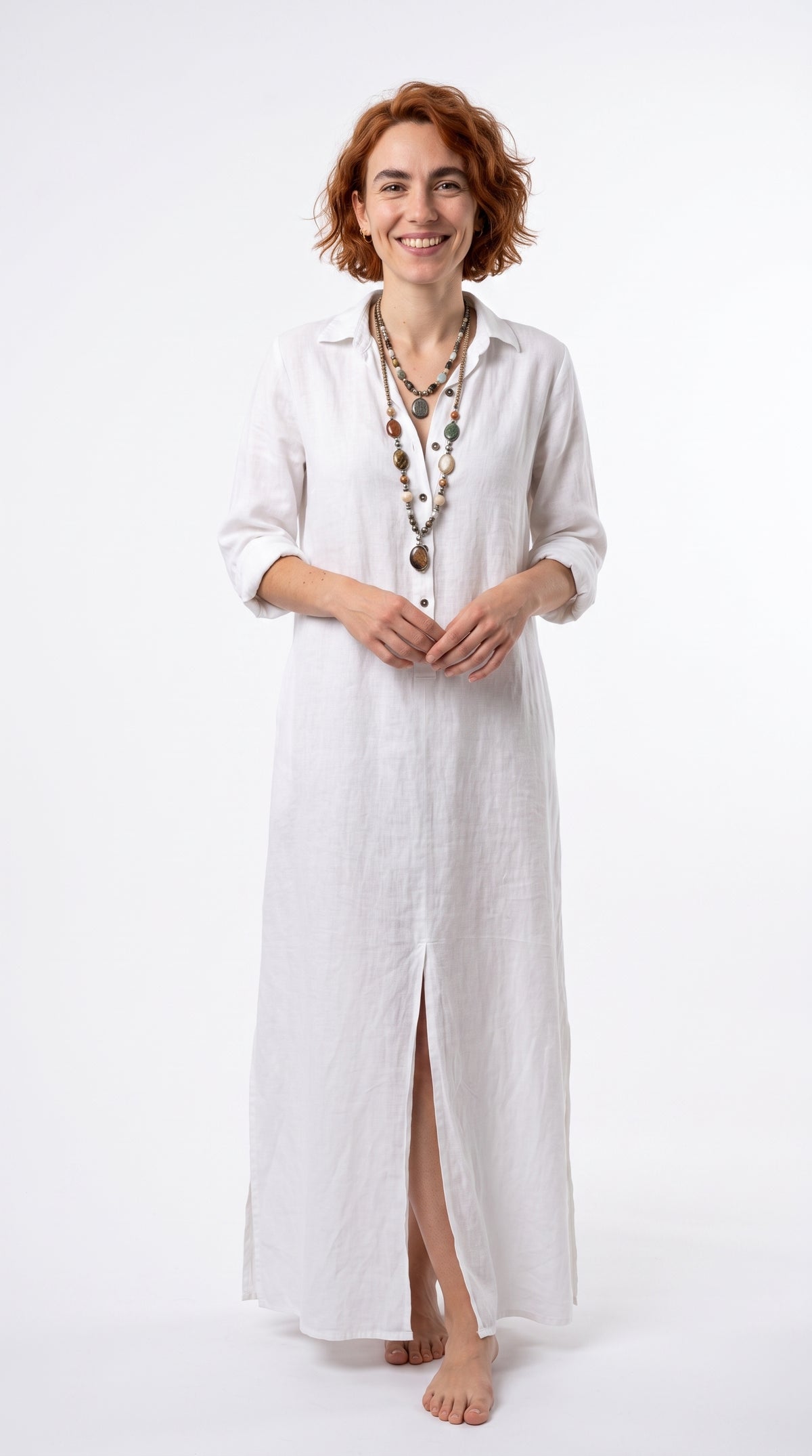 VESTIDO LARGO RELAJADO | DISSA