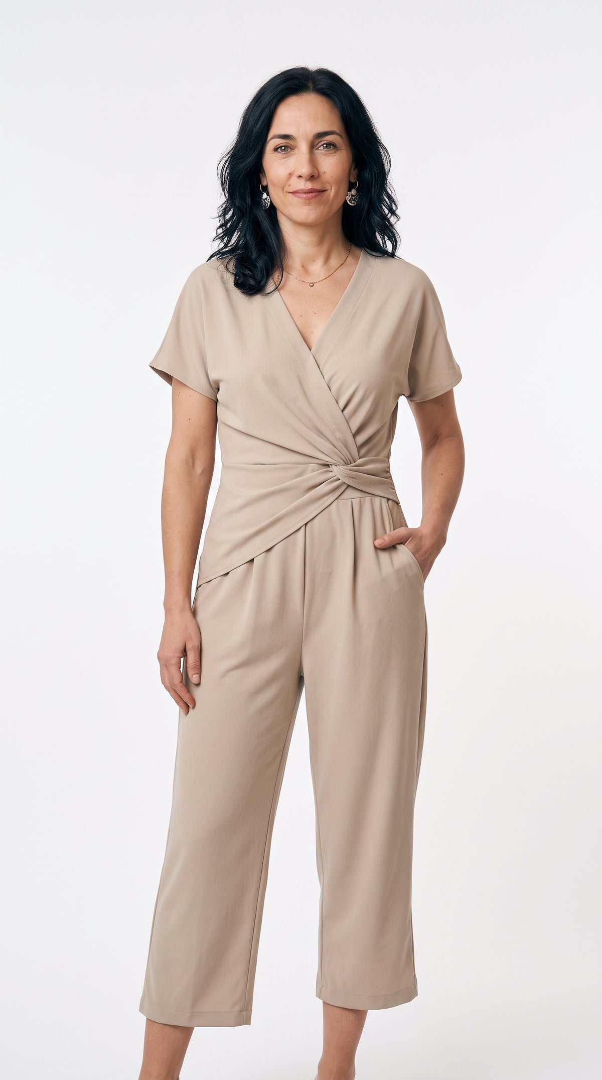CONJUNTO TOP CRUZADO Y PANTALÓN | AMELIE