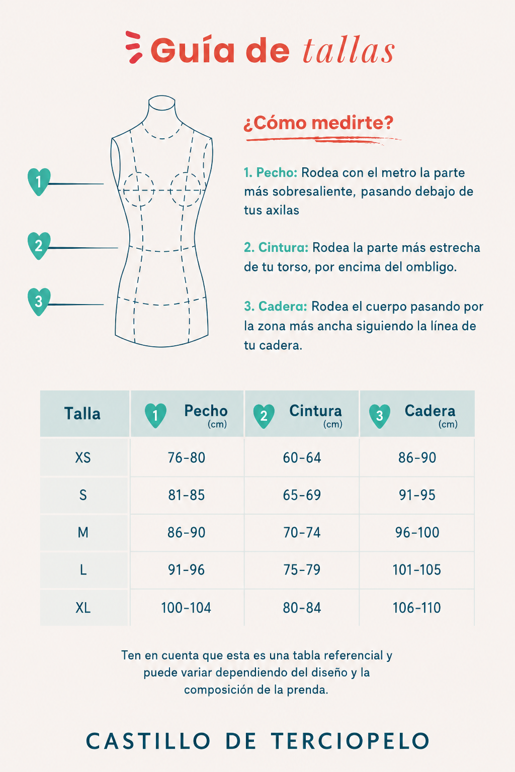 Guía de tallas