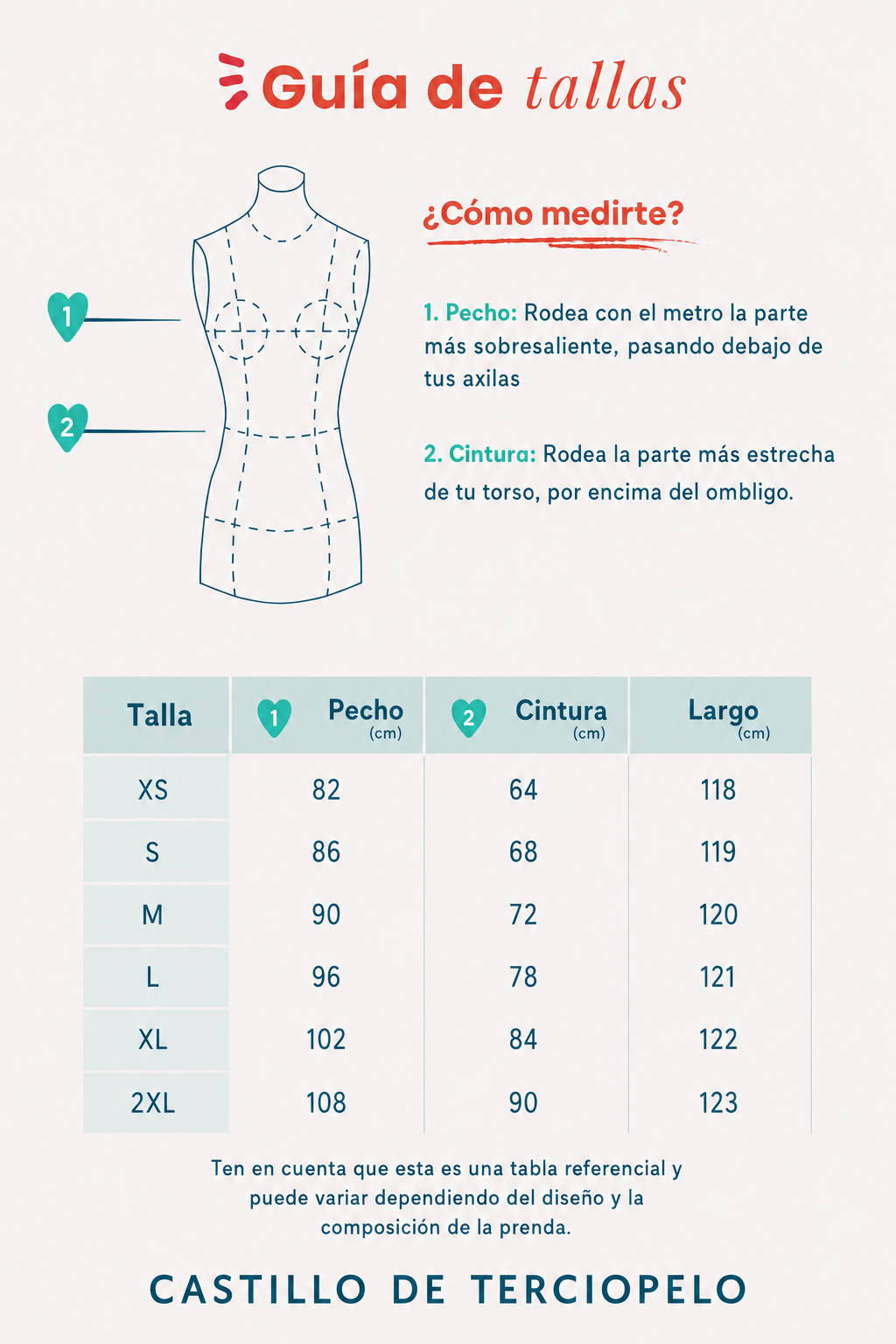 Guía de tallas