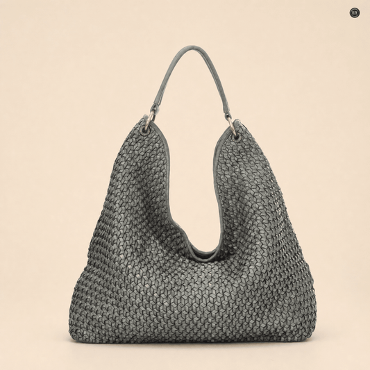 Borsa Altea Maxi in pelle intrecciata