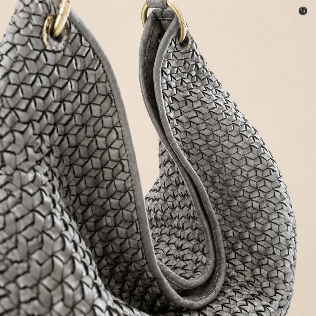 Borsa Altea Maxi in pelle intrecciata