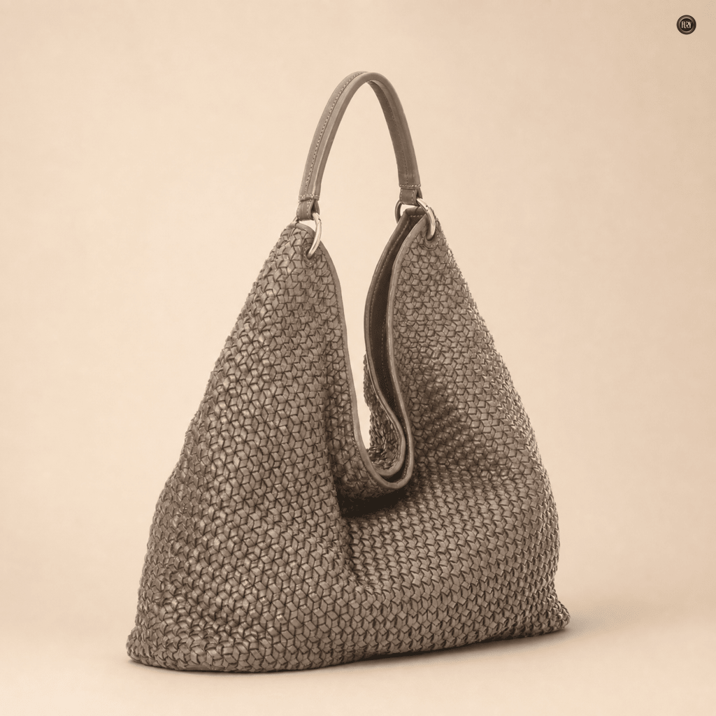 Borsa Altea Maxi in pelle intrecciata