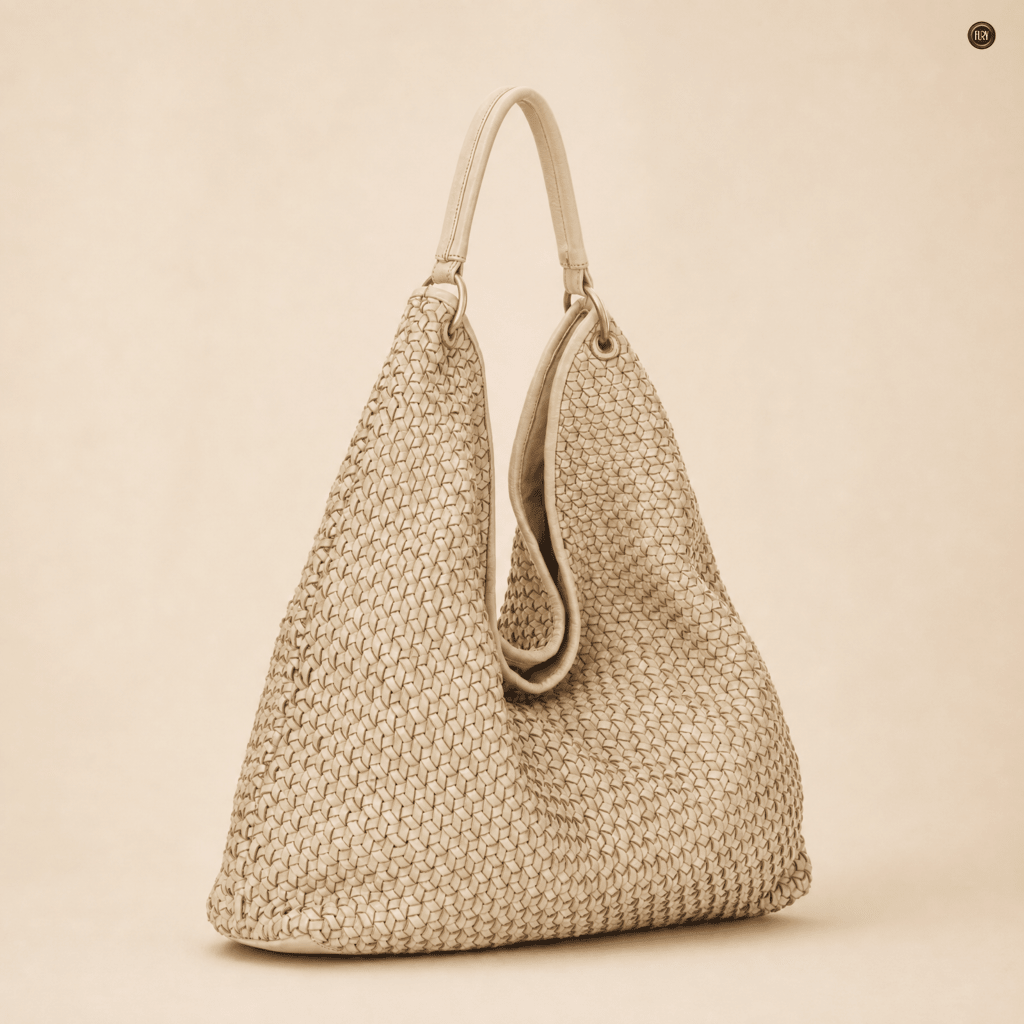 Borsa Altea Maxi in pelle intrecciata