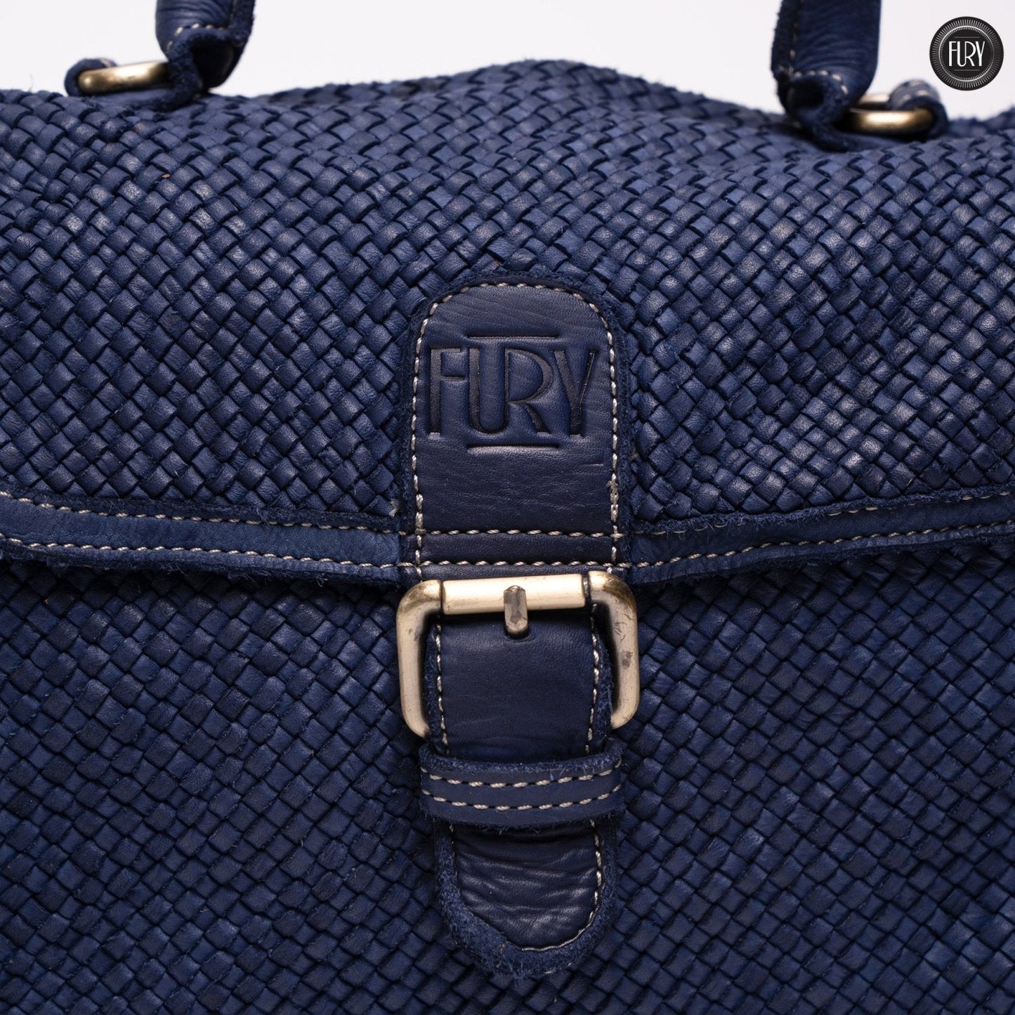 Borsa Camilla in pelle intrecciata