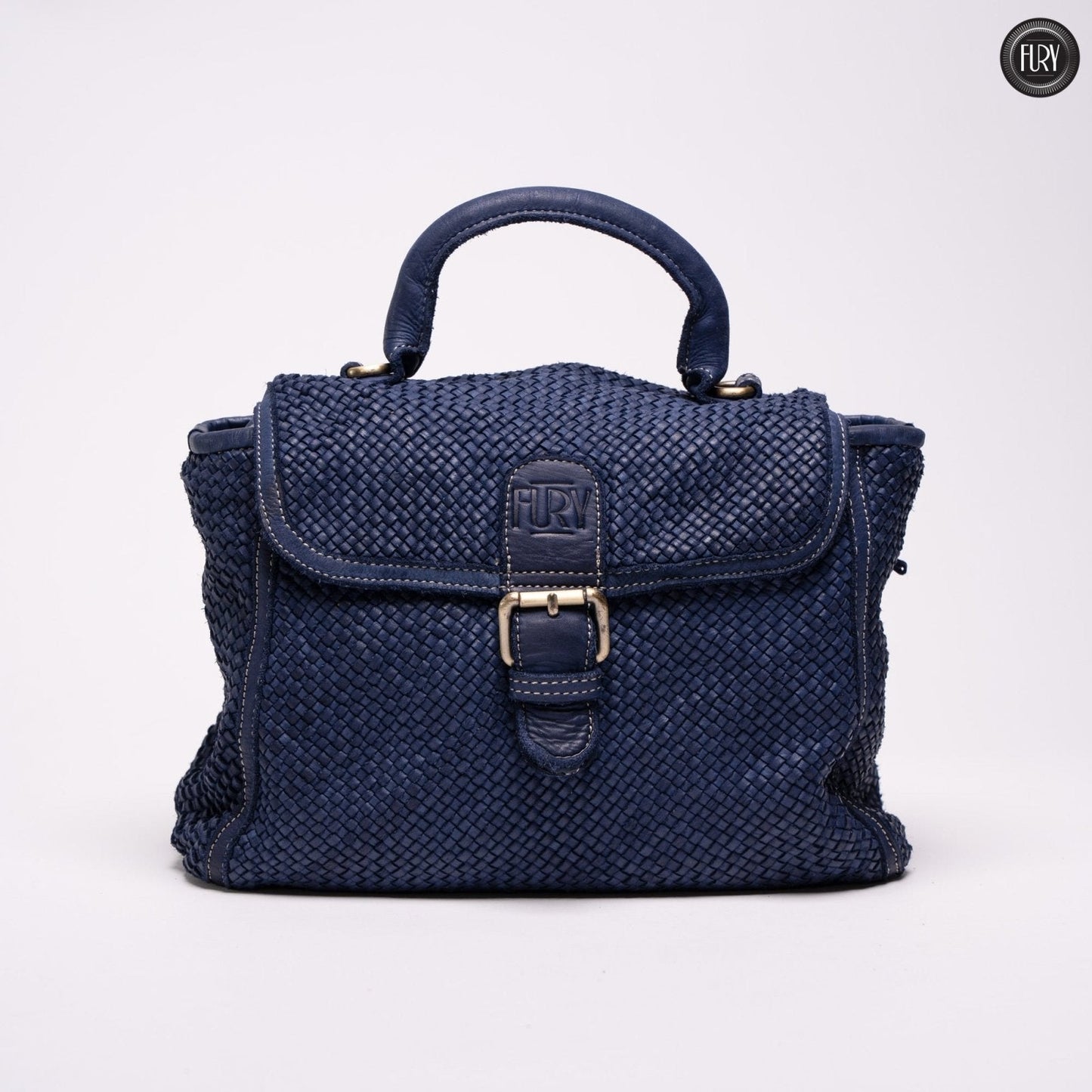 Borsa Camilla in pelle intrecciata