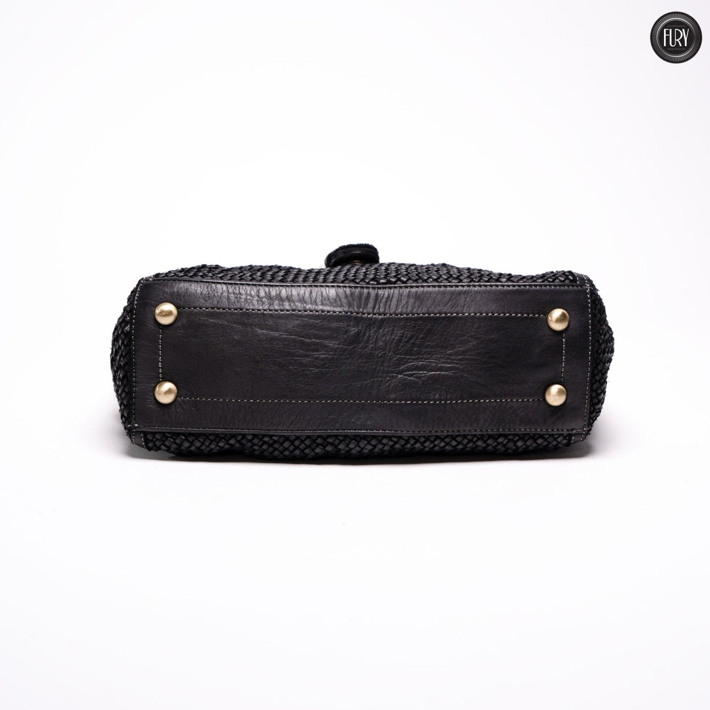Borsa Camilla in pelle intrecciata