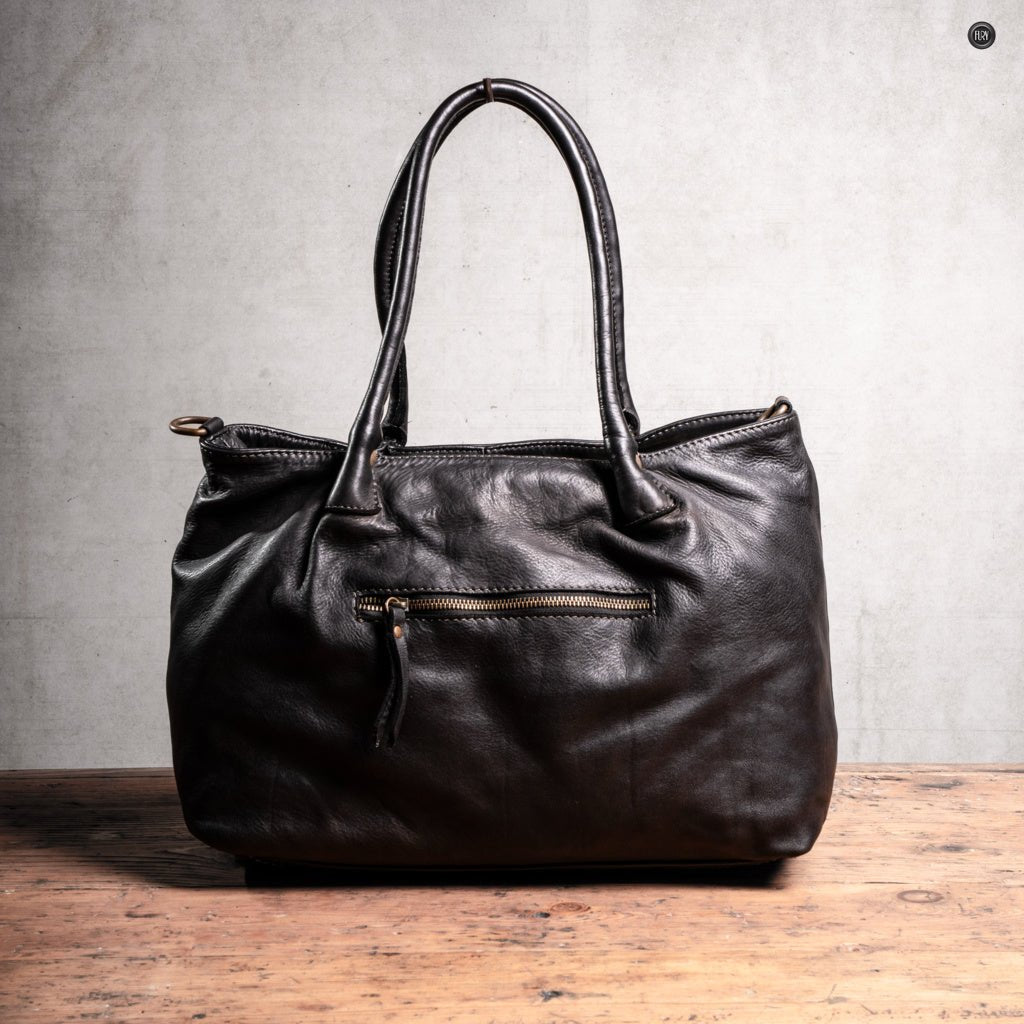 Borsa Caterina Riva in pelle intrecciata