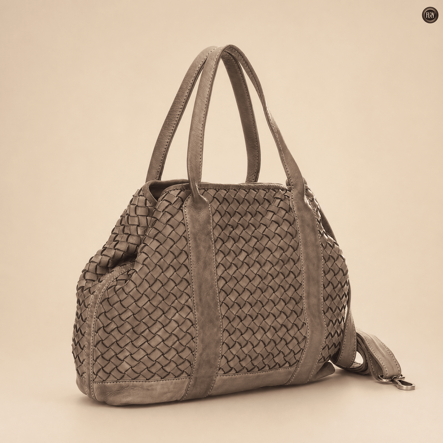 Borsa Matilde in pelle intrecciata