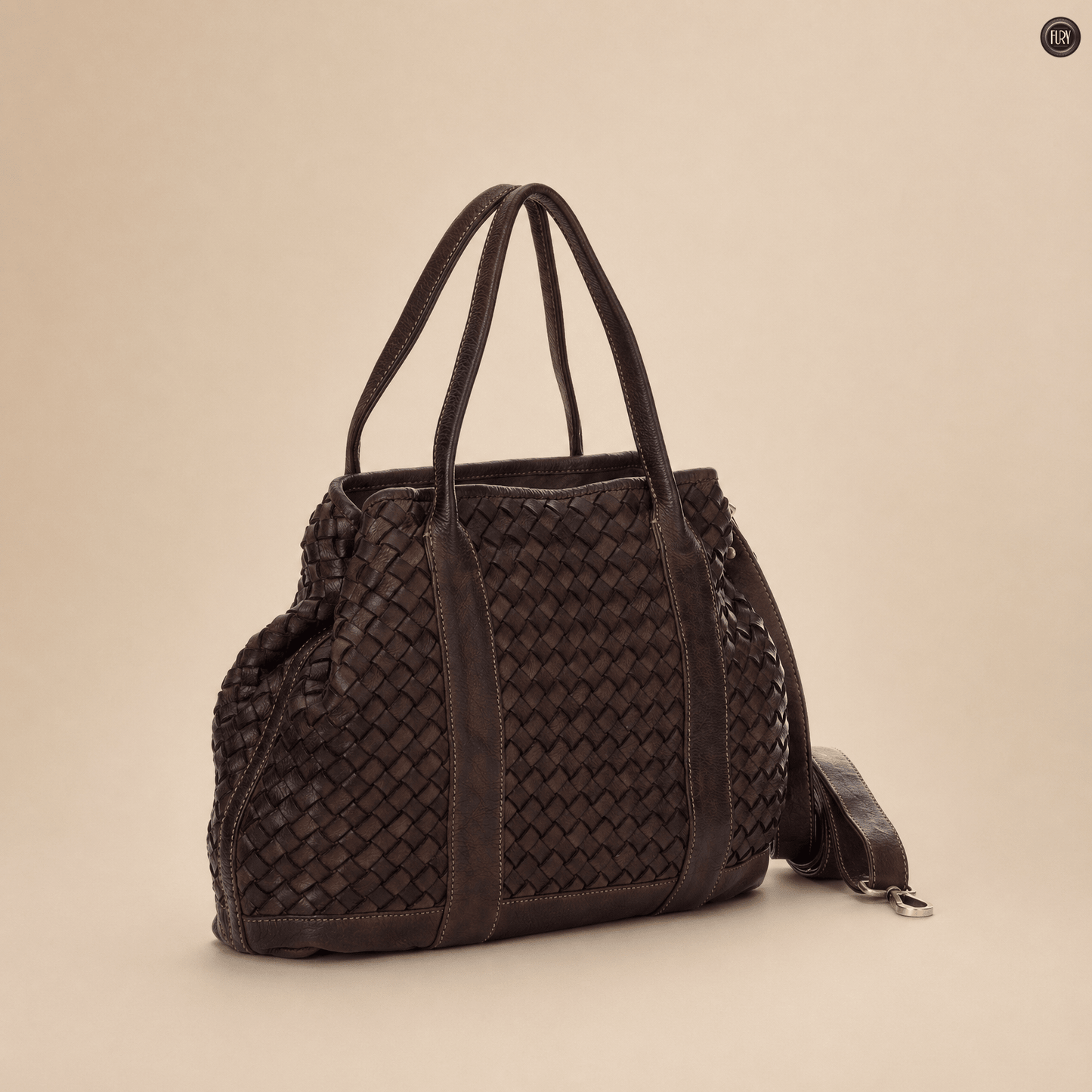 Borsa Matilde in pelle intrecciata