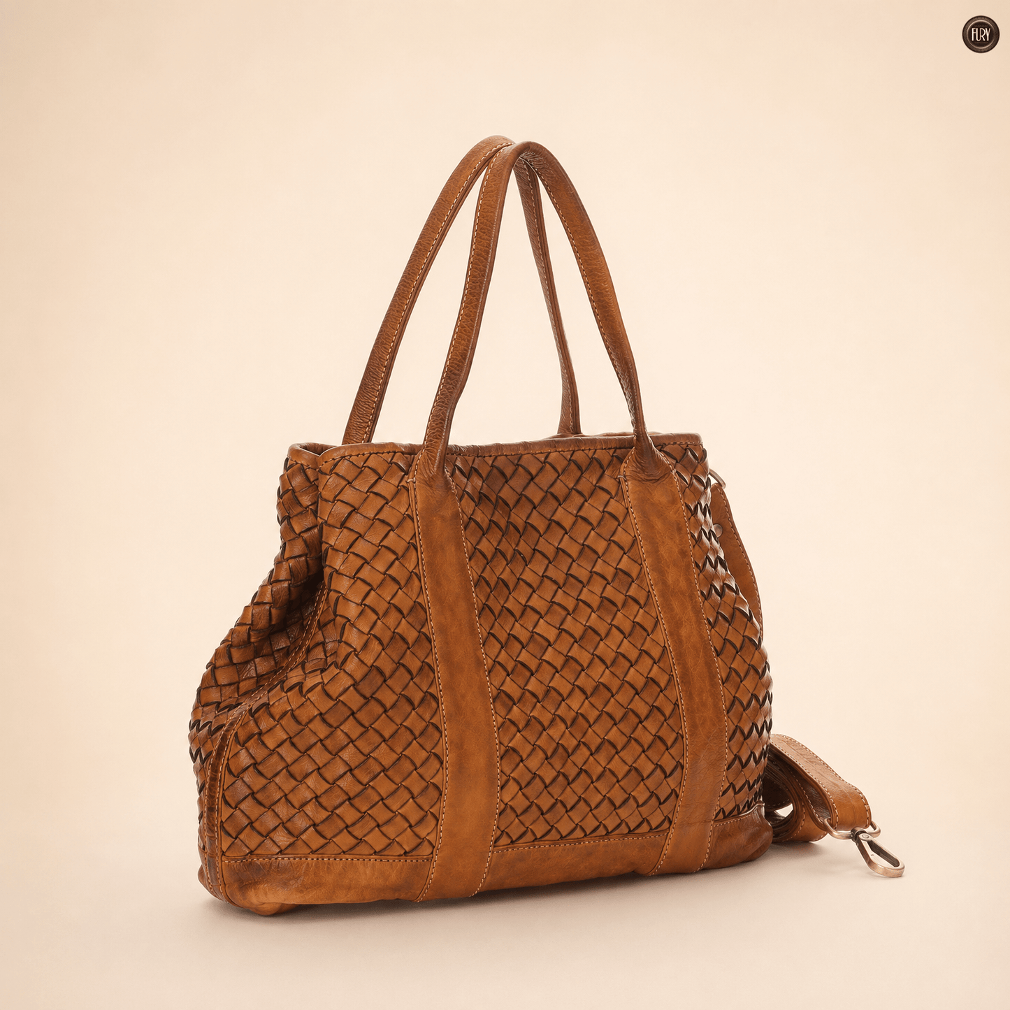 Borsa Matilde in pelle intrecciata