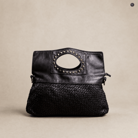 Borsa Noelia in pelle intrecciata