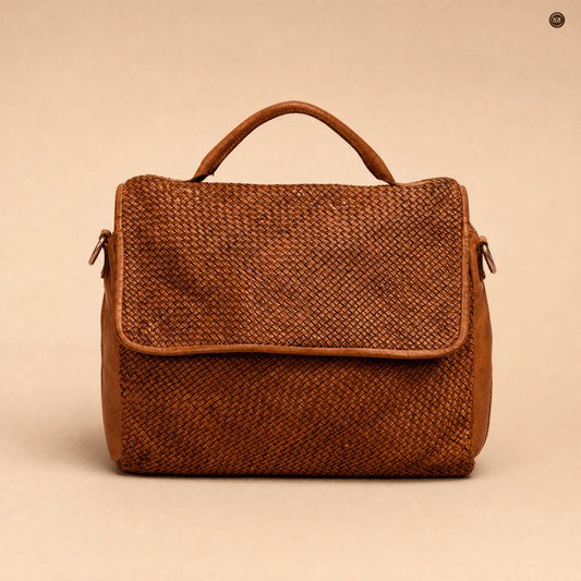 Borsa Siena Maxi in pelle intrecciata - Preordine