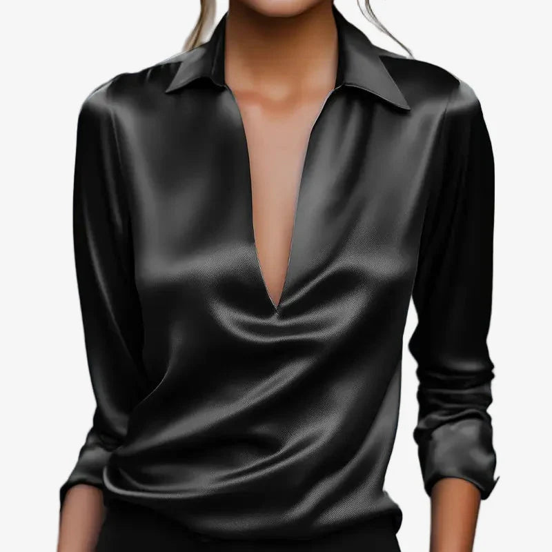 BLUSA SATINADA - GLORIA