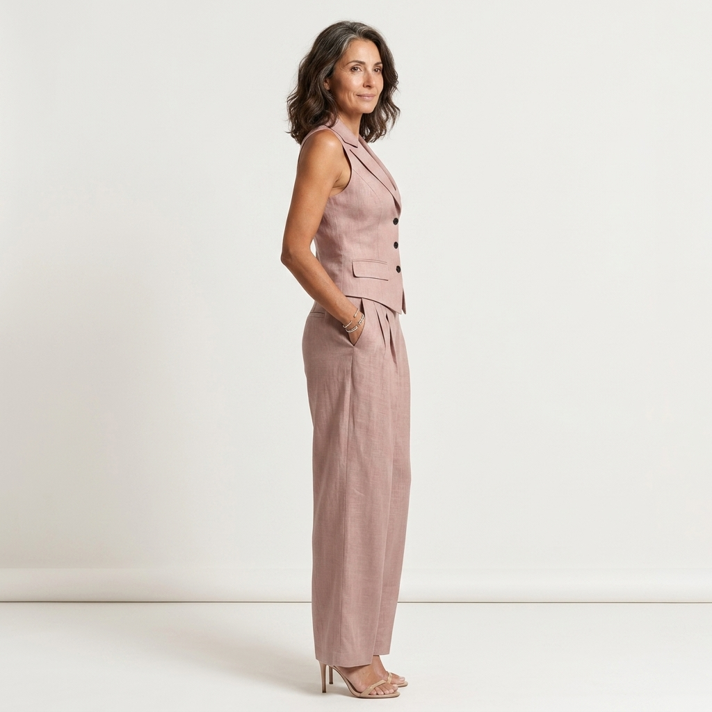 TRAJE DE DOS PIEZAS CON CUELLO EN V | VALERA