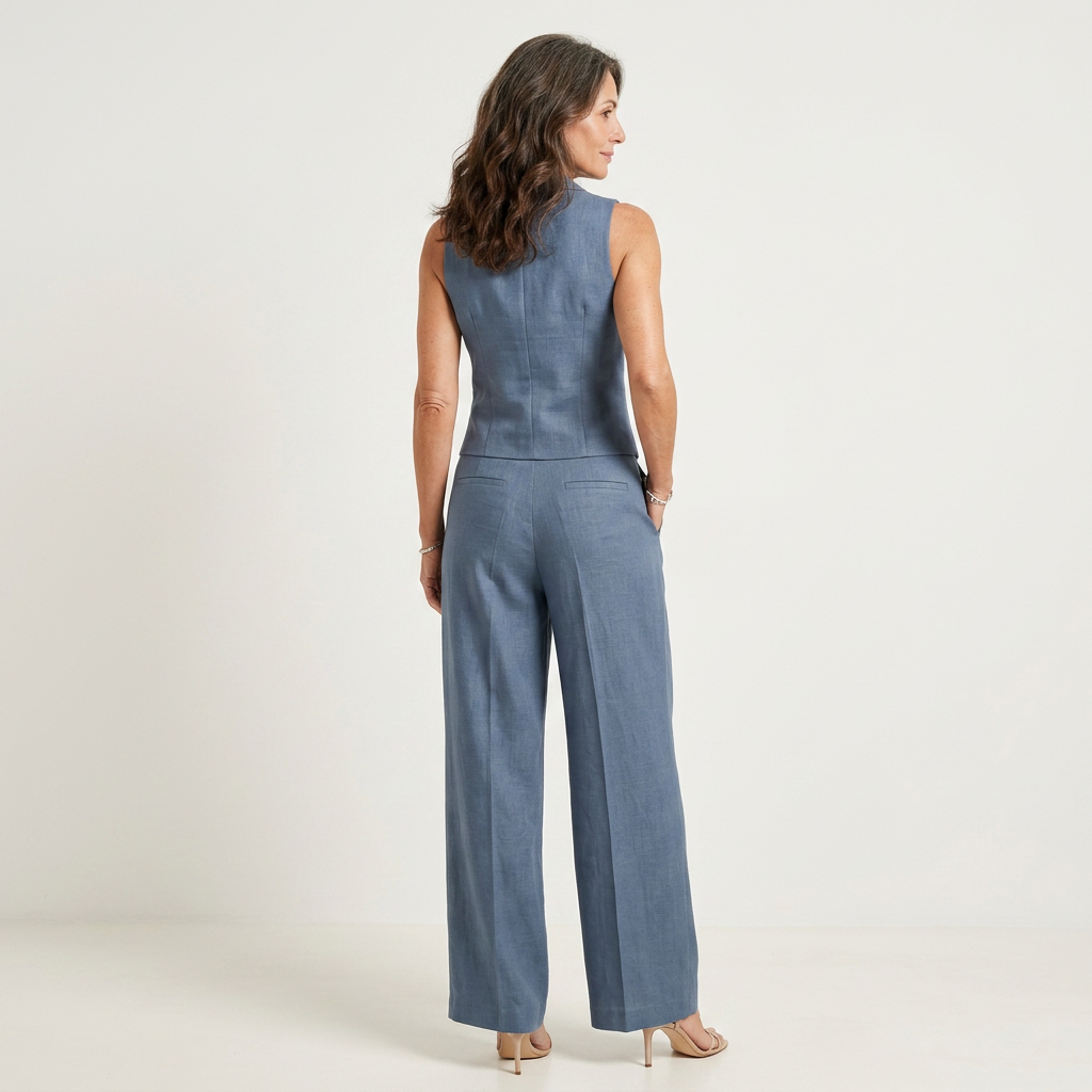 TRAJE DE DOS PIEZAS CON CUELLO EN V | VALERA