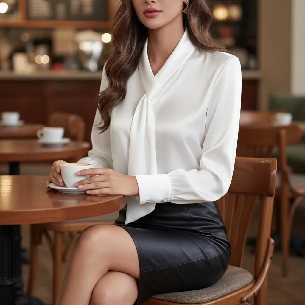 BLUSA CLÁSICA ELEGANTE | LEA