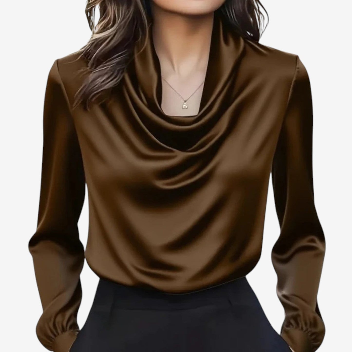 BLUSA SATINADA - KATIA