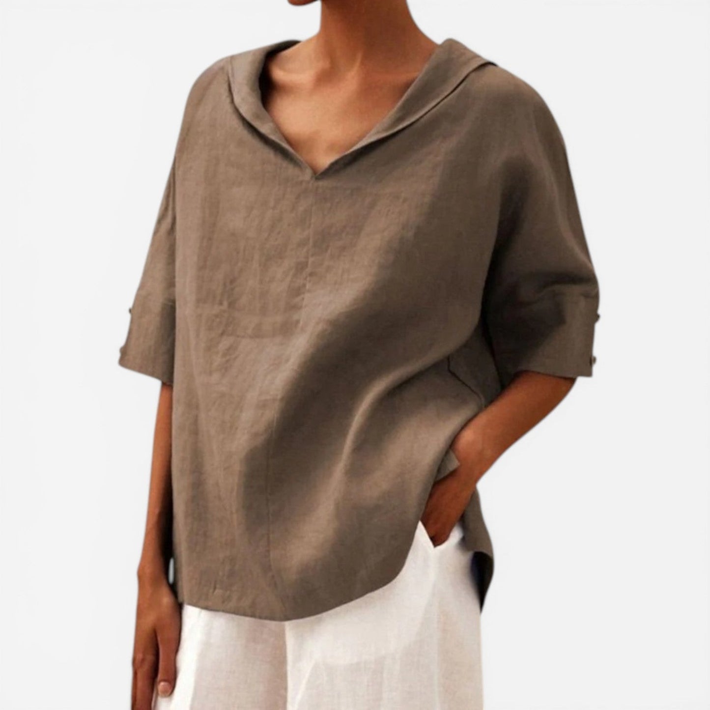 BLUSA DE LINO - MOXIE