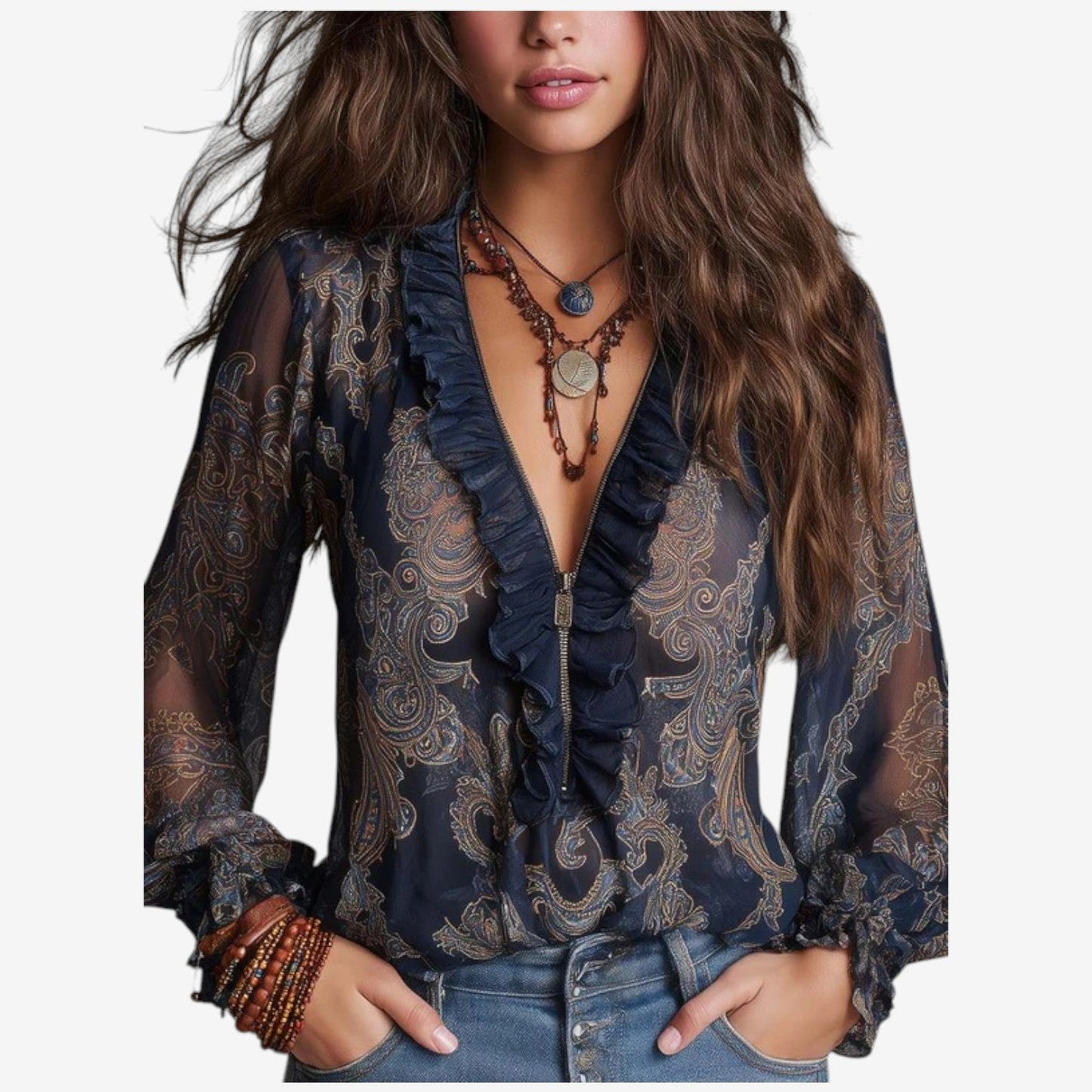 BLUSA DE CHIFFÓN - SERENADE
