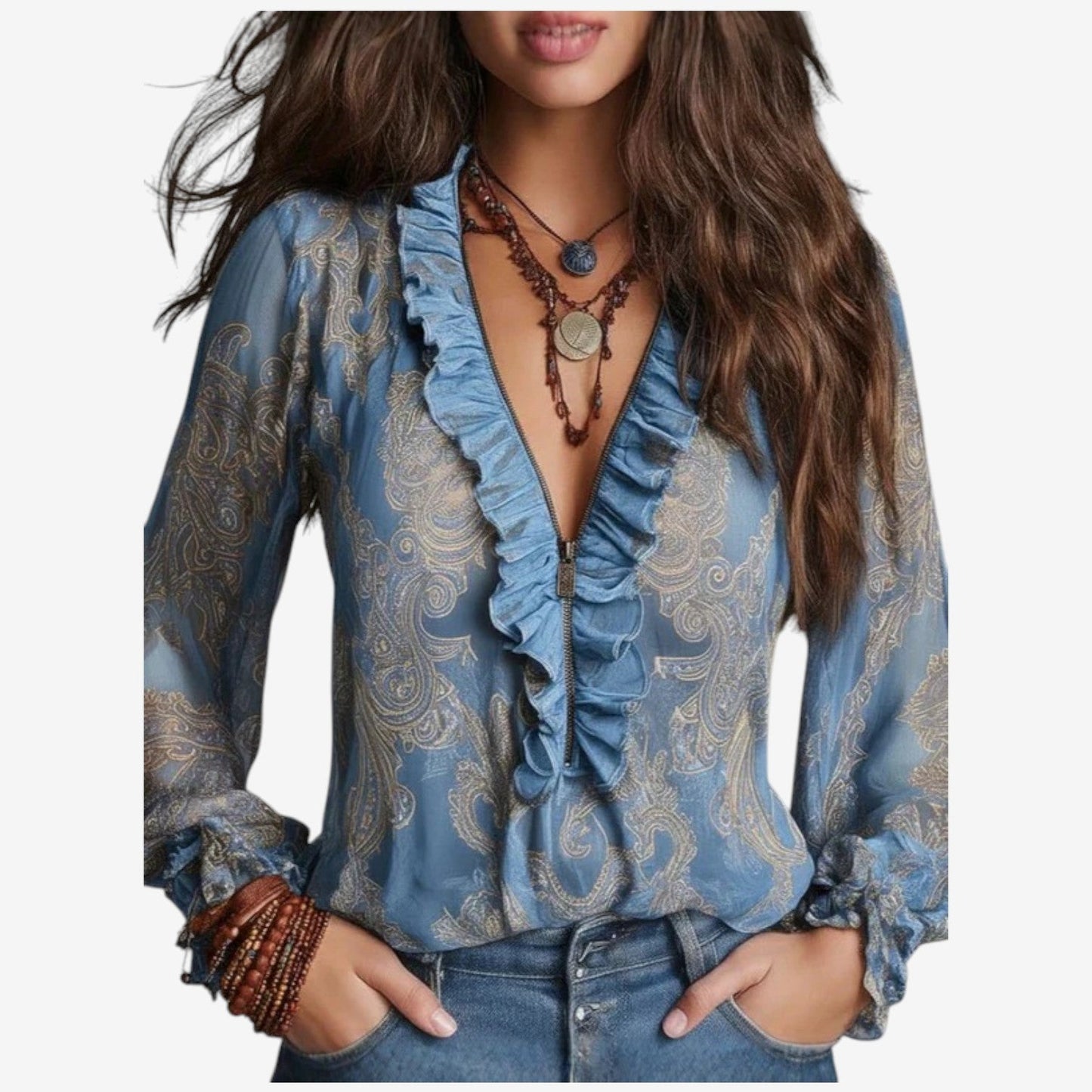 BLUSA DE CHIFFÓN - SERENADE