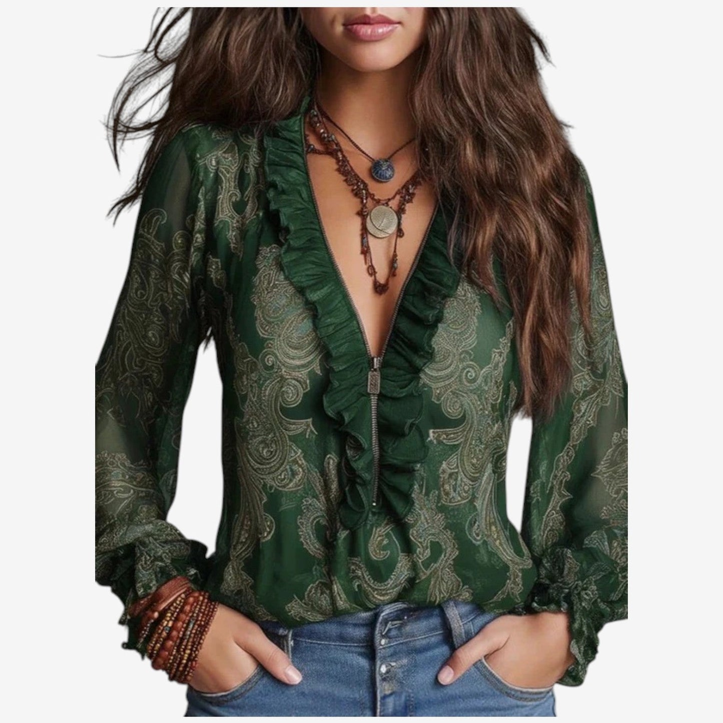 BLUSA DE CHIFFÓN - SERENADE