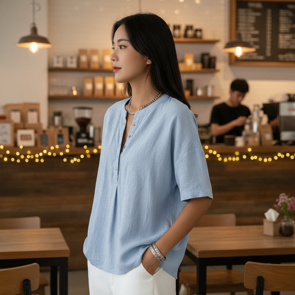 BLUSA DE LINO | KASANDRA