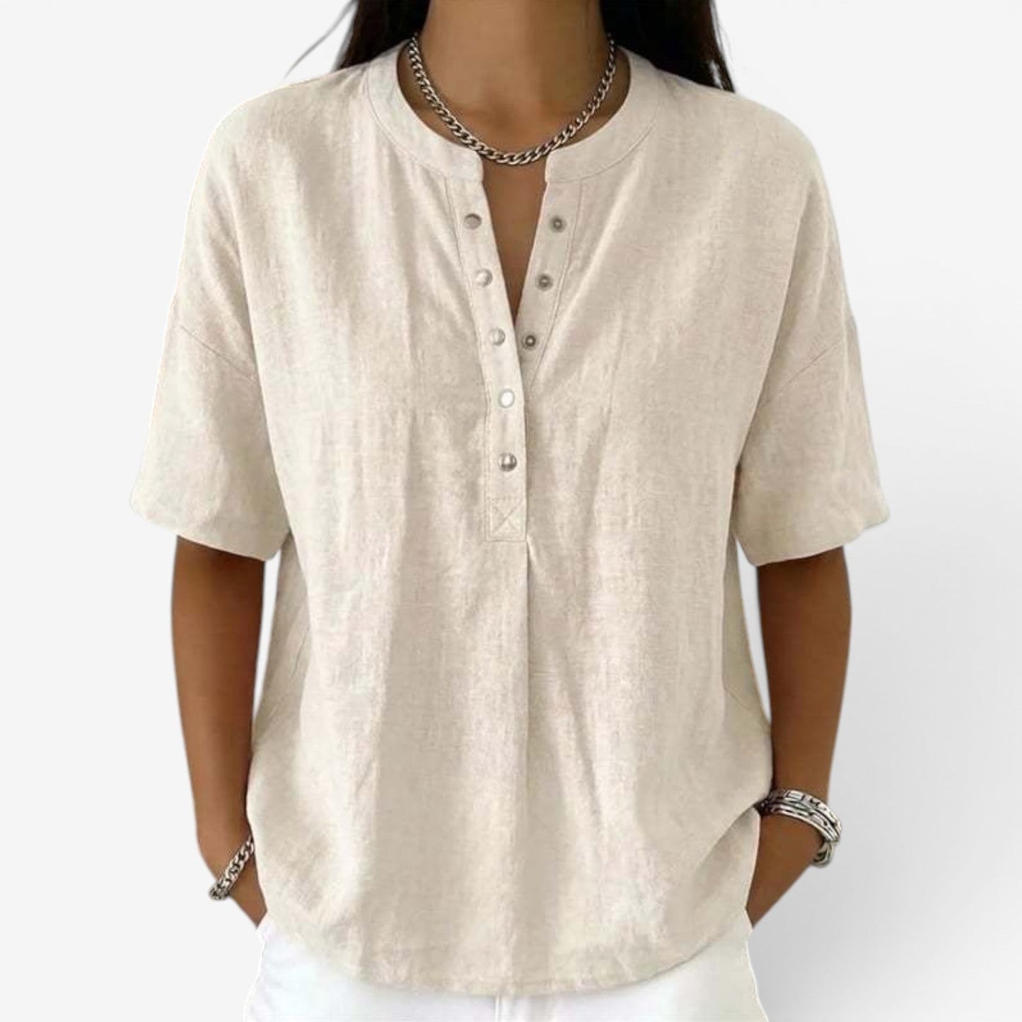 BLUSA DE LINO - KASSANDRA