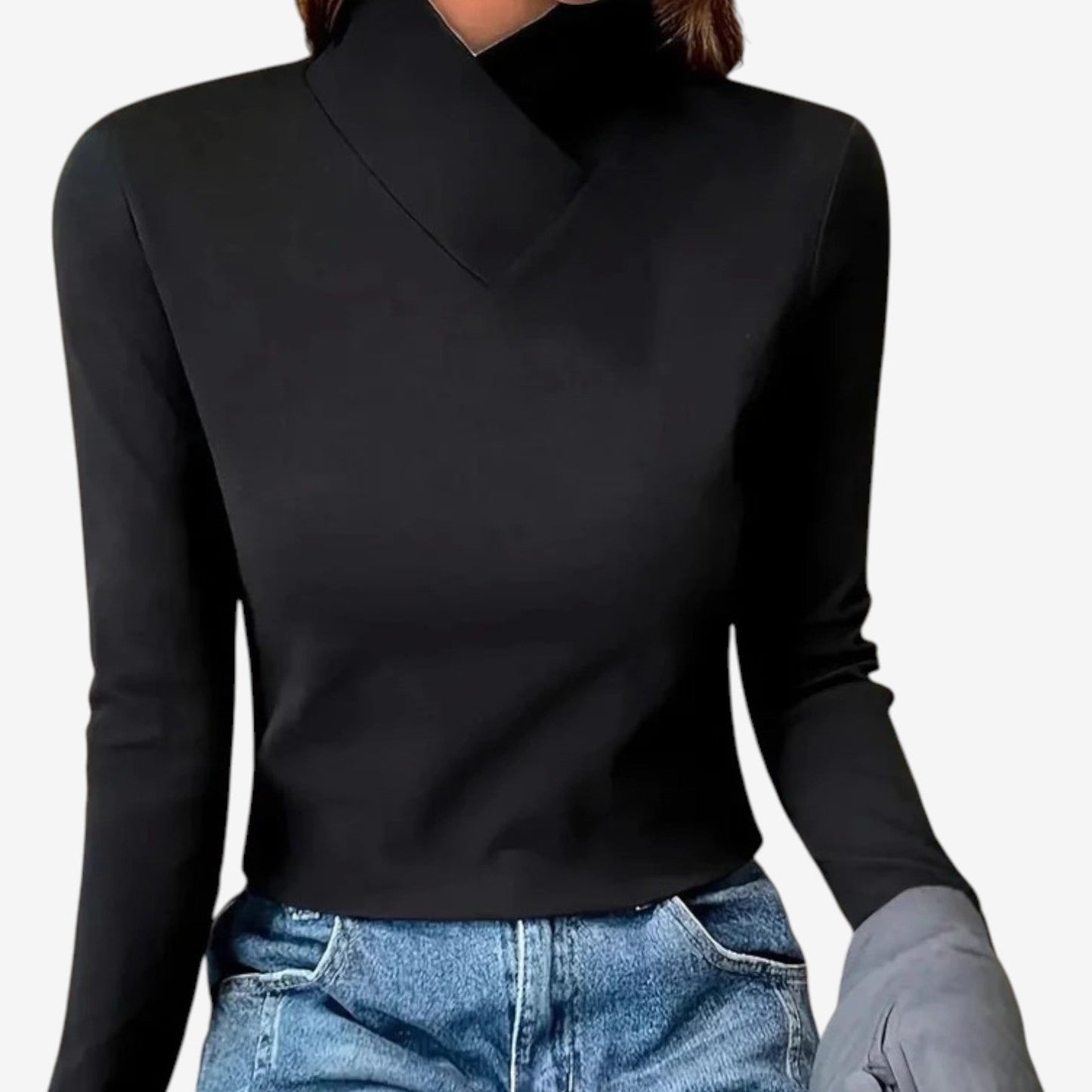 CAMISETA DE CUELLO ALTO - EMILY