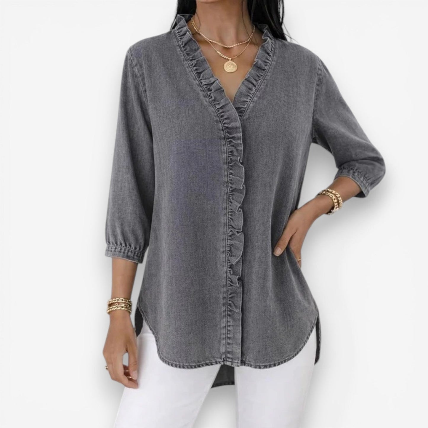 BLUSA LARGA FLUÍDA - CARMINA