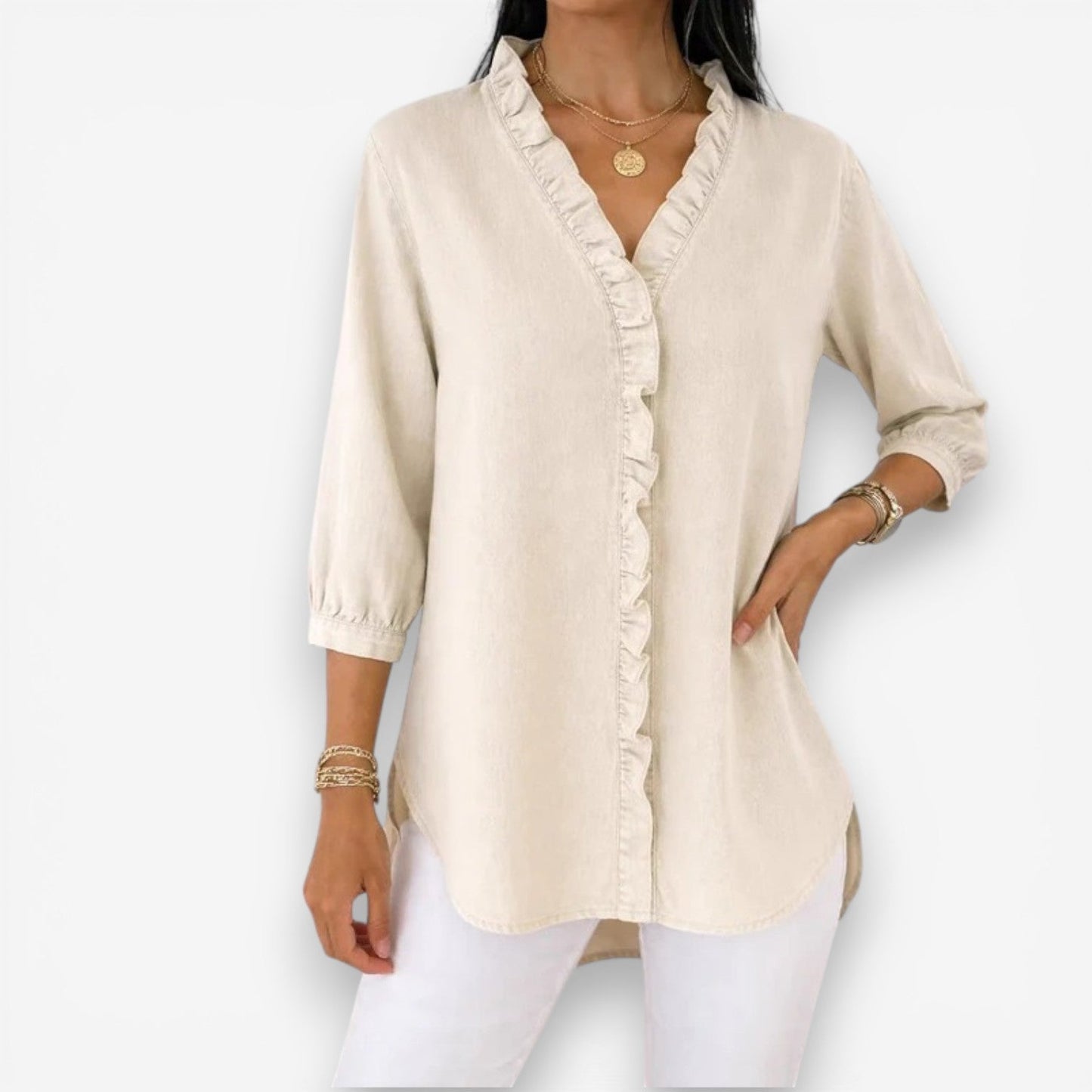 BLUSA LARGA FLUÍDA - CARMINA