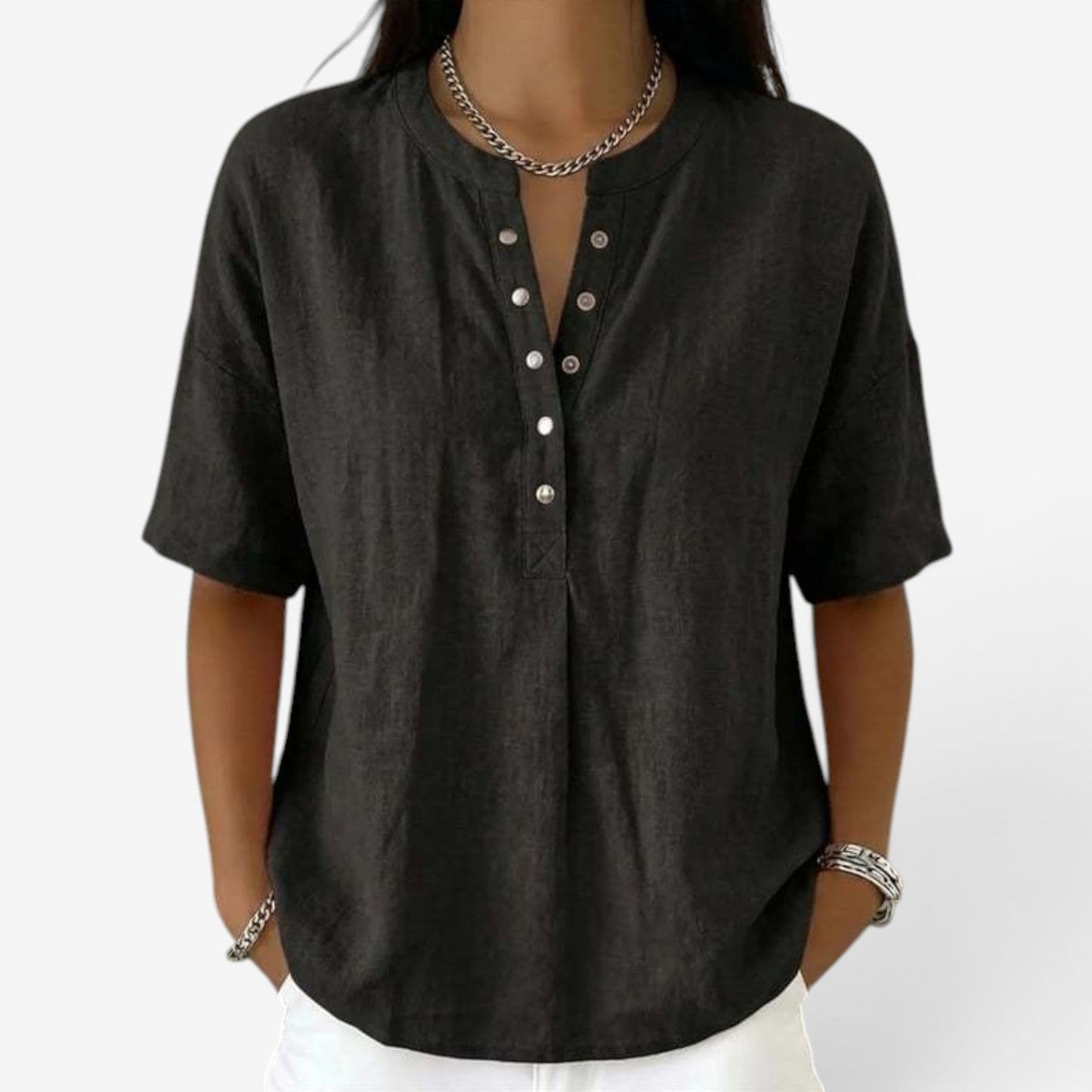 BLUSA DE LINO - KASSANDRA