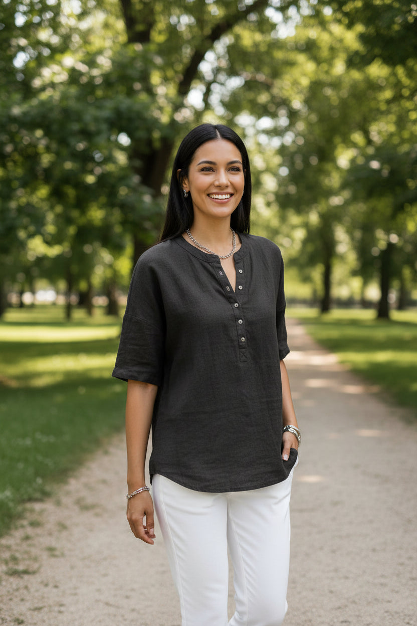 BLUSA DE LINO | KASANDRA