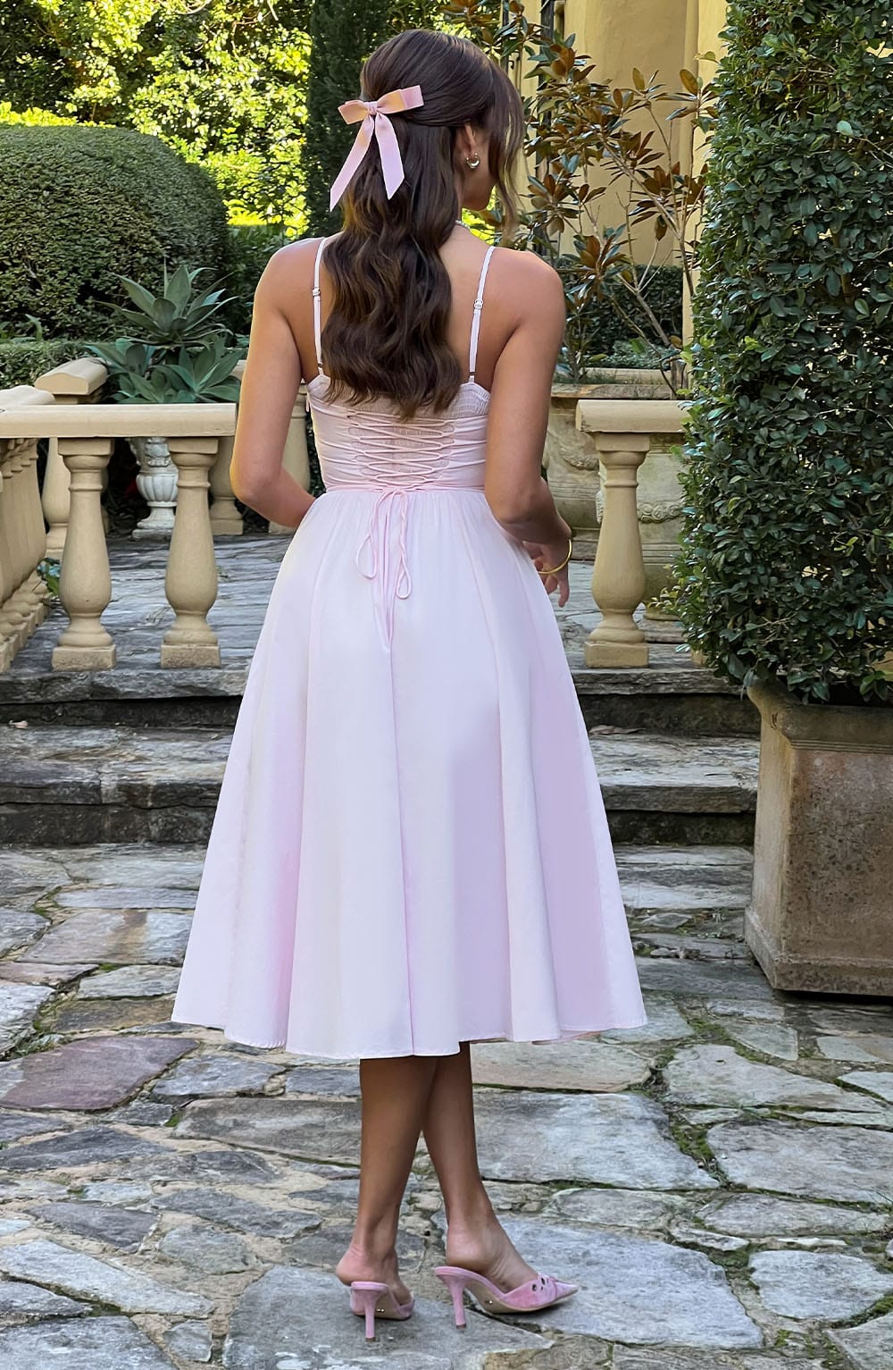 ELEGANTE VESTIDO MIDI ESTILO CORSÉ - RAJAT