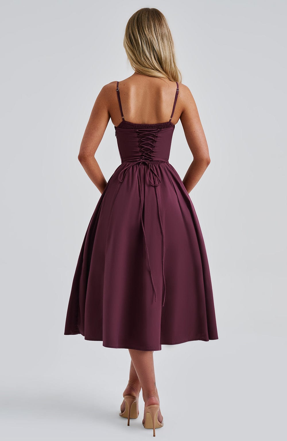 ELEGANTE VESTIDO MIDI ESTILO CORSÉ - RAJAT