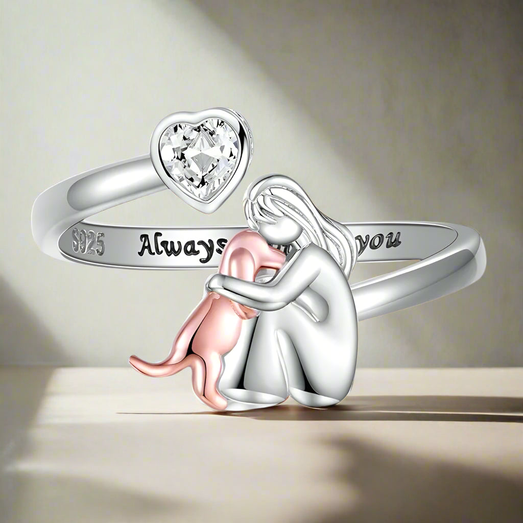 ANILLO CON ICONO DE PERRO - ALWAYSPAW