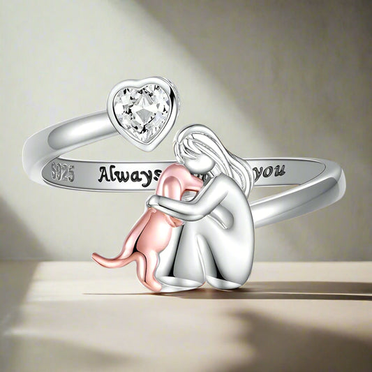 ANILLO CON ICONO DE PERRO - ALWAYSPAW